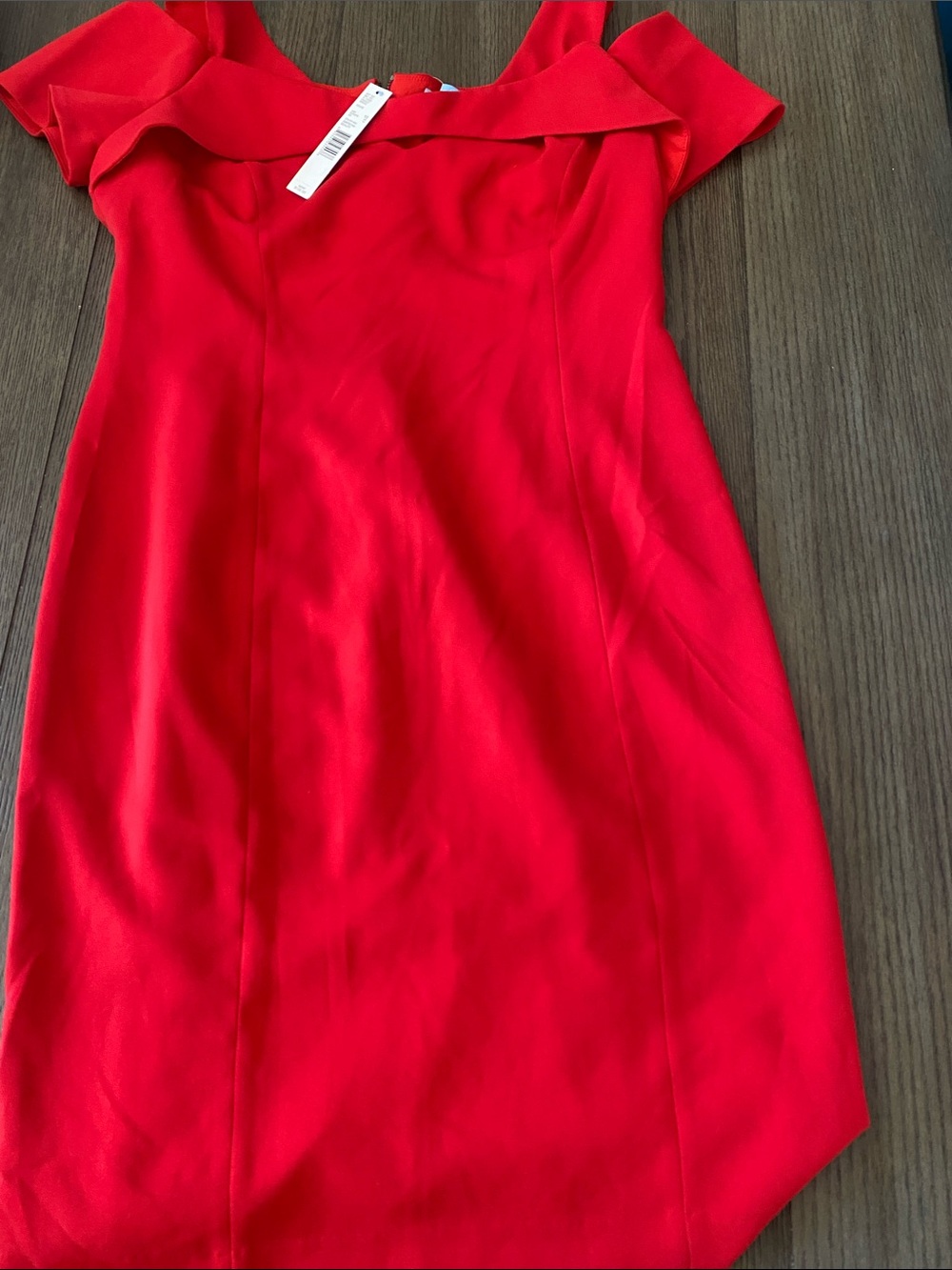 ANTONIO MELANI Rouge Cocktail Dress